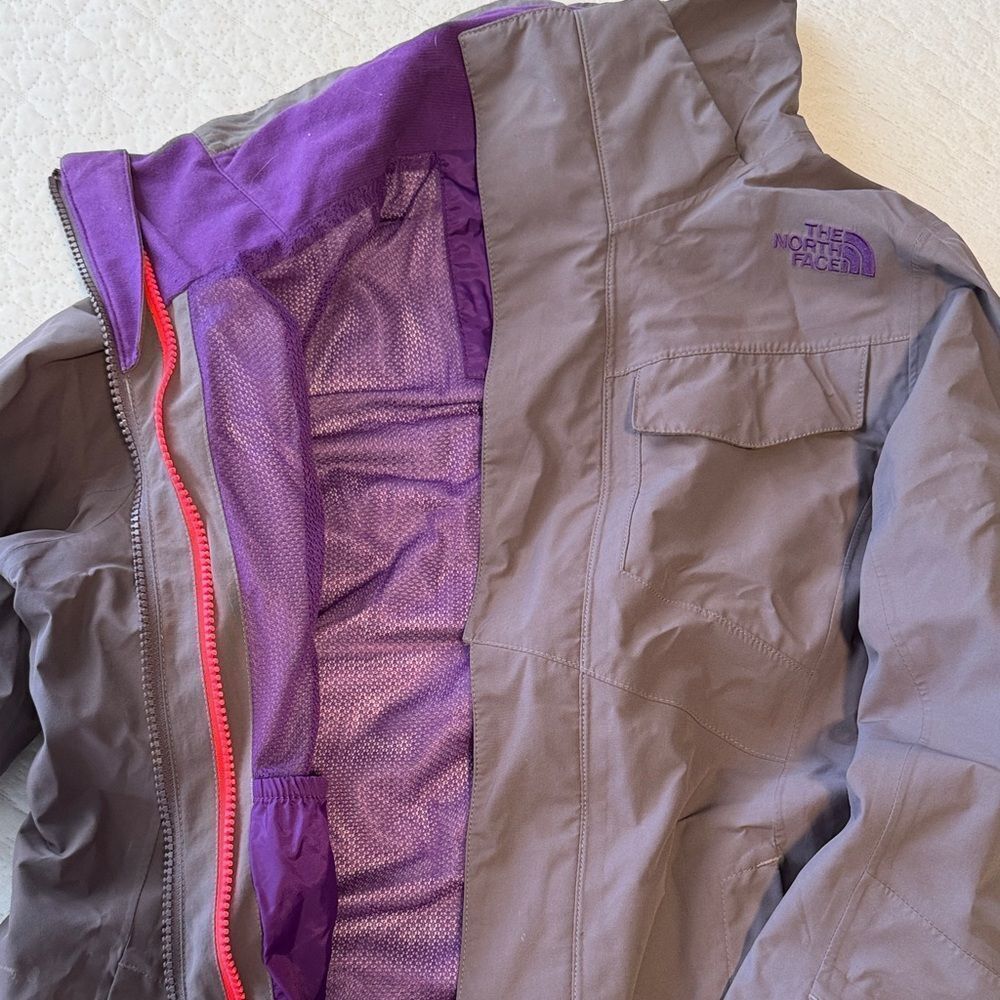 The North Face Charcoal and Violet Jacket